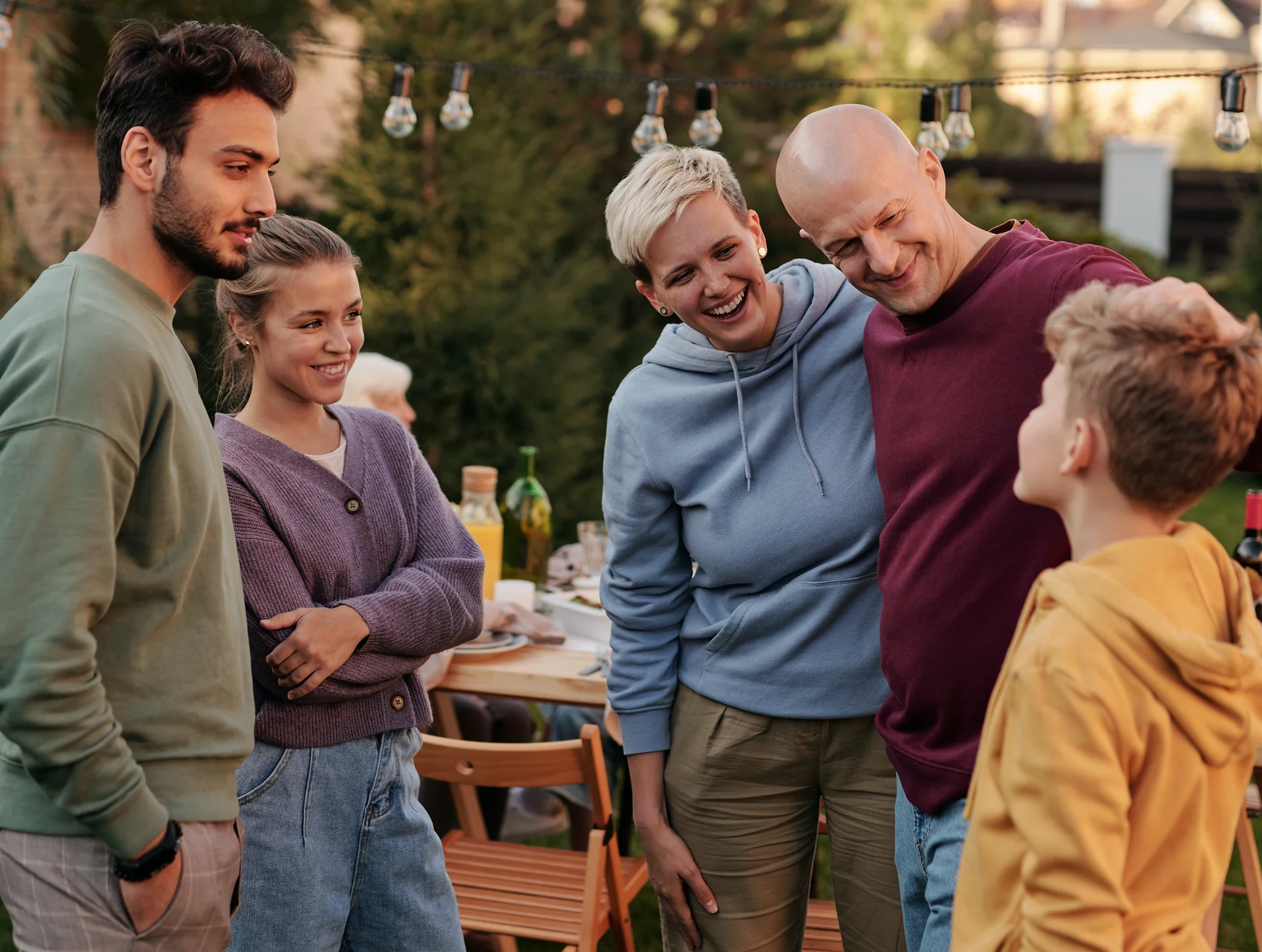 People enjoying time together