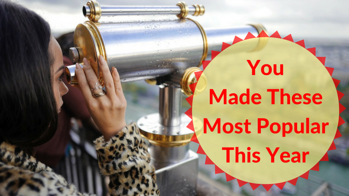 You Made These Most Popular This Year